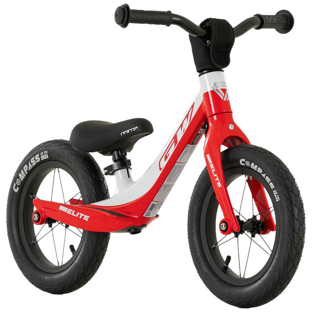Bicicleta Niño Equilibrio Rin 12 Gw Elite Blanco Rojo magnesio
