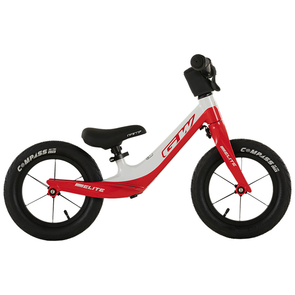Bicicleta Niño Equilibrio Rin 12 Gw Elite Blanco Rojo magnesio